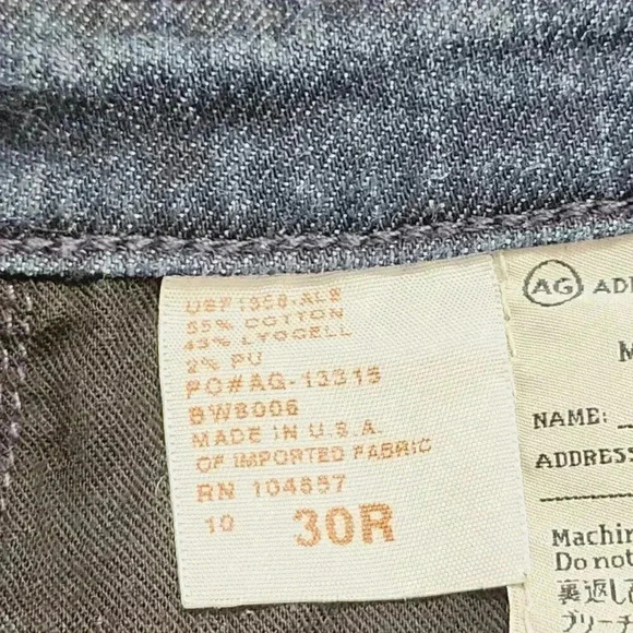 Ag Adriano Goldschmied The Carine Trouser Leg Boot Women's Jeans 30  1517 - Picture 7 of 8